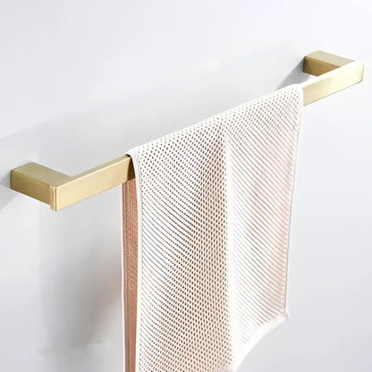 Modern brushed matt gold decorbites bath set bathroom accessories