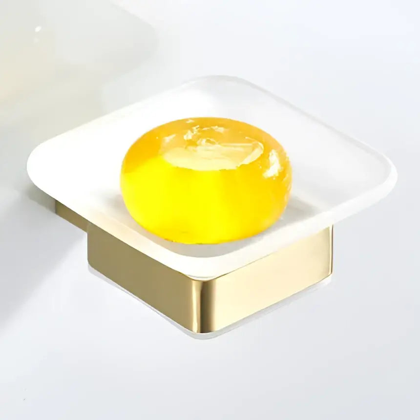 Modern brushed matt gold decorbites bath set bathroom accessories