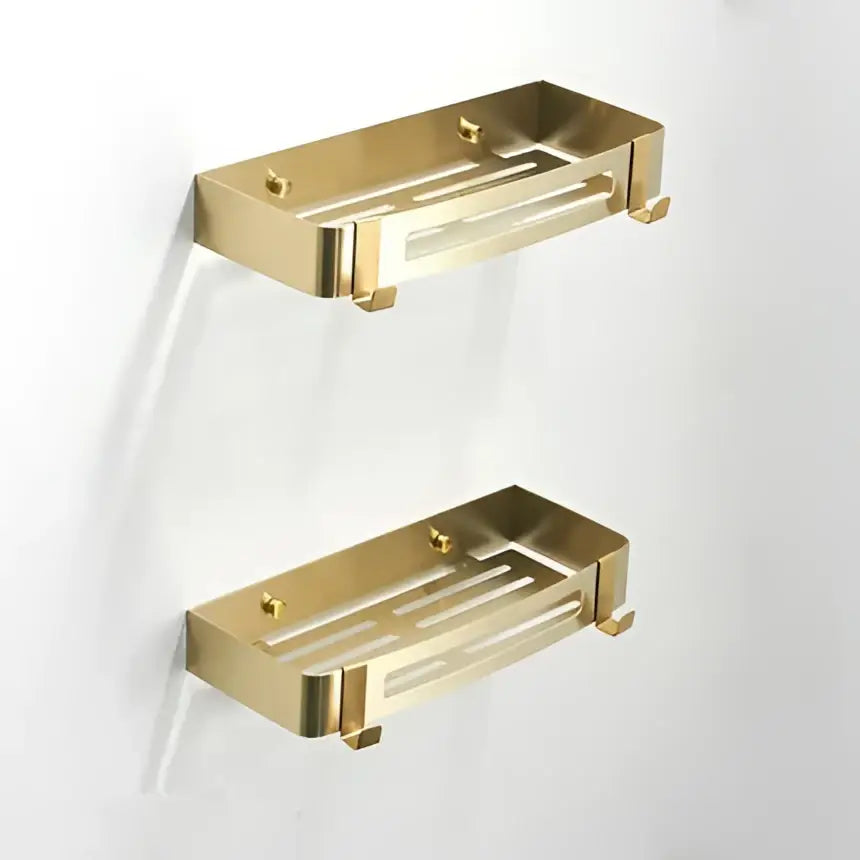 Modern brushed matt gold decorbites bath set bathroom accessories