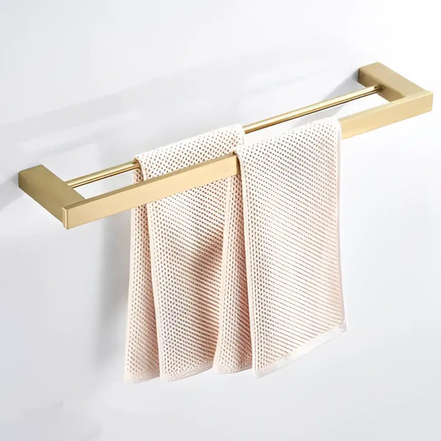 Modern brushed matt gold decorbites bath set bathroom accessories