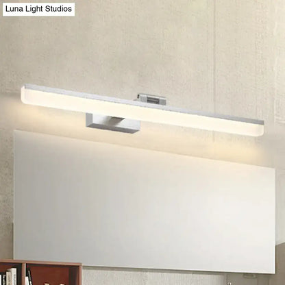 Modern brushed metal led vanity sconce bathroom light 110v-120v