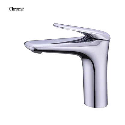 Modern brushed nickel basin faucet mixer tap for bathroom