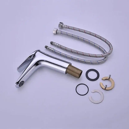 Modern brushed nickel basin faucet mixer tap for bathroom