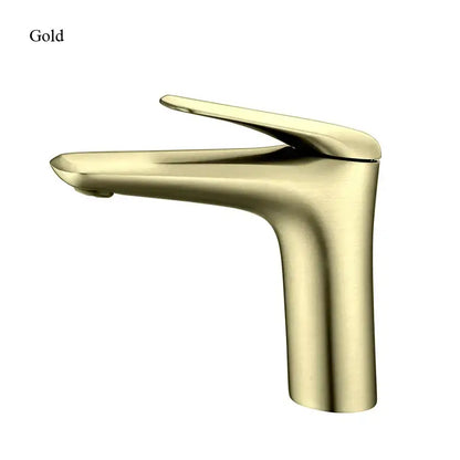 Modern brushed nickel basin faucet mixer tap for bathroom