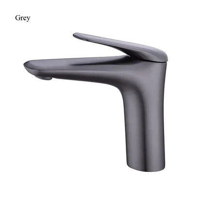 Modern brushed nickel basin faucet mixer tap for bathroom