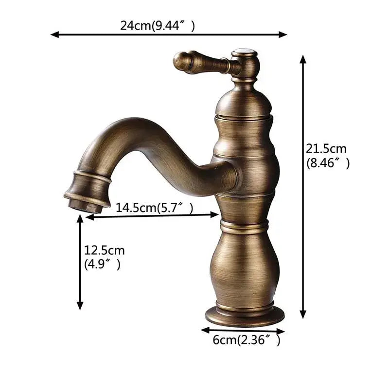 Modern brushed nickel basin faucet with long spout bathroom mixer