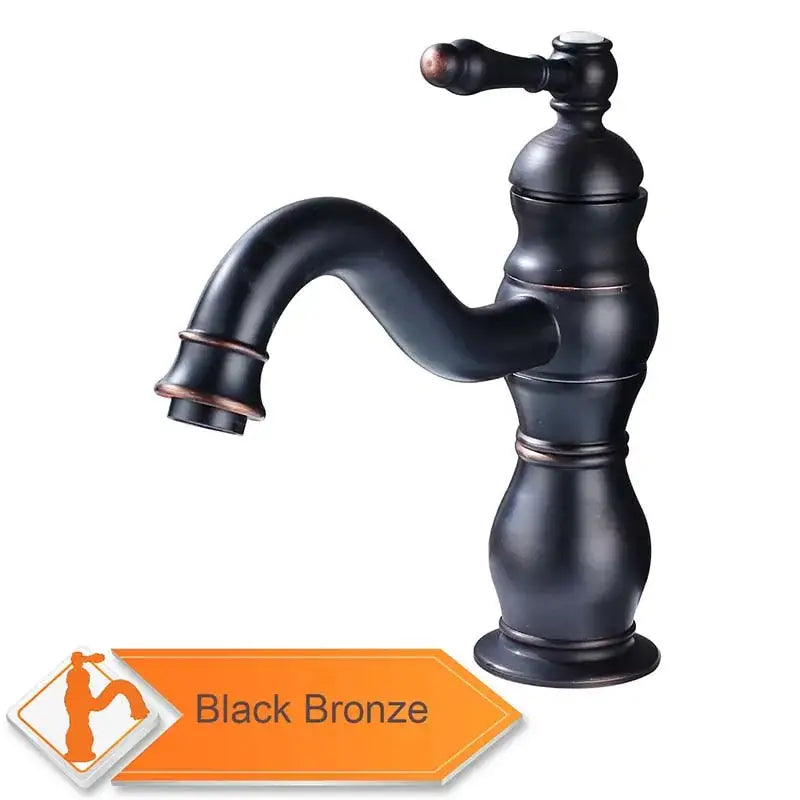 Modern brushed nickel basin faucet with long spout bathroom mixer