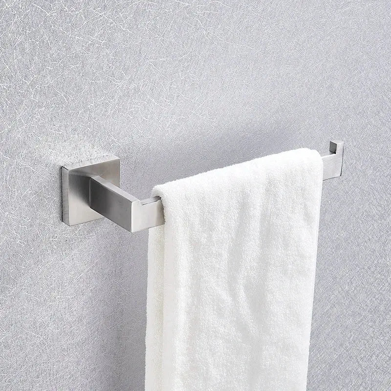 Modern brushed nickel bathroom hardware set – bathroom accessory kit