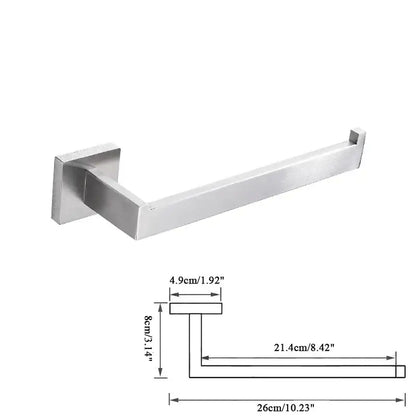 Modern brushed nickel bathroom hardware set – bathroom accessory kit