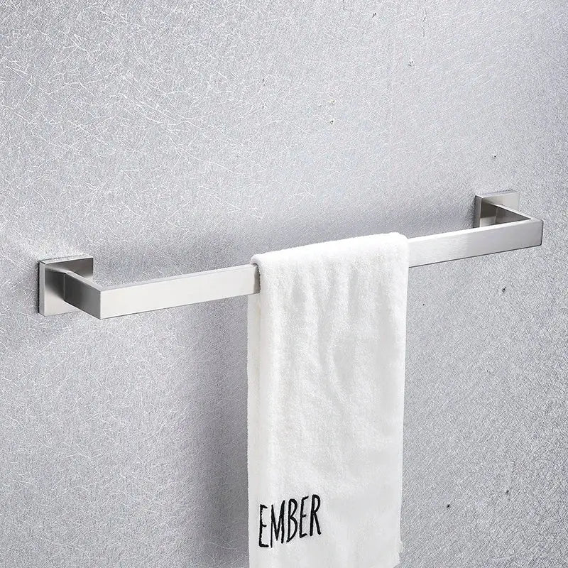 Modern brushed nickel bathroom hardware set – bathroom accessory kit