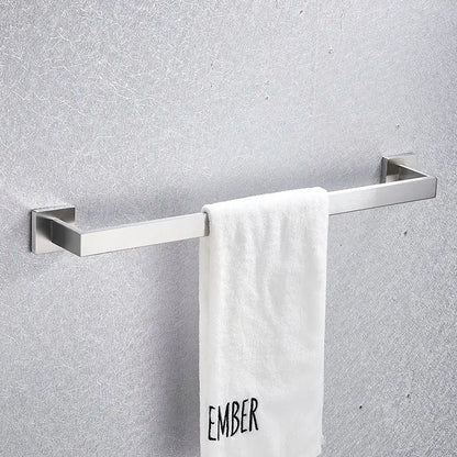 Modern brushed nickel bathroom hardware set – bathroom accessory kit