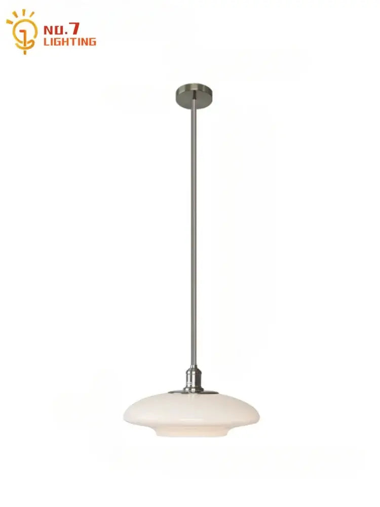 Modern brushed nickel glass pendant light kitchen indoor lighting