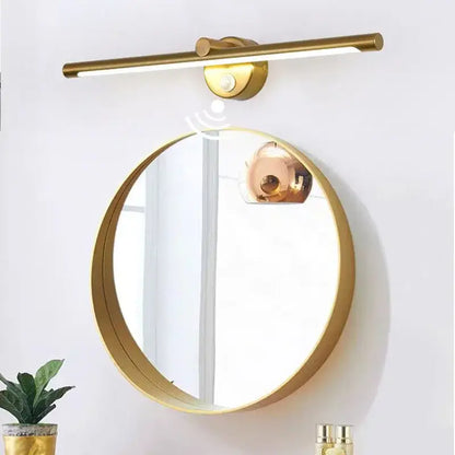 Modern brushed nickel led wall lamp bathroom light with motion sensor
