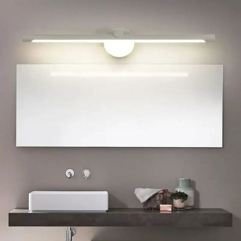 Modern brushed nickel led wall lamp bathroom light with motion sensor