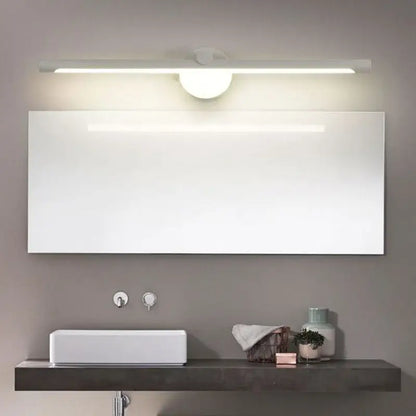 Modern brushed nickel led wall lamp bathroom light with motion sensor