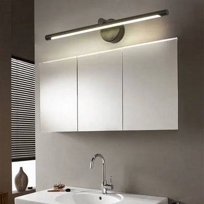 Modern brushed nickel led wall lamp bathroom light with motion sensor