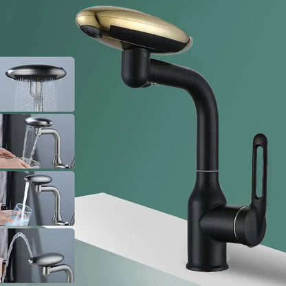 Modern brushed nickel rotation stainless steel kitchen faucet