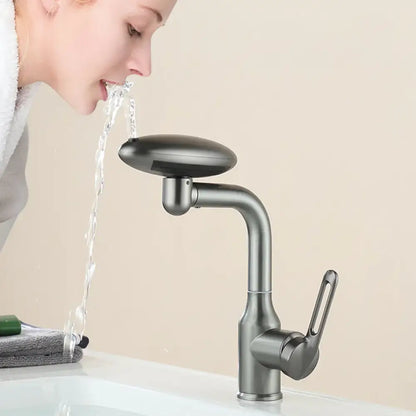 Modern brushed nickel rotation stainless steel kitchen faucet