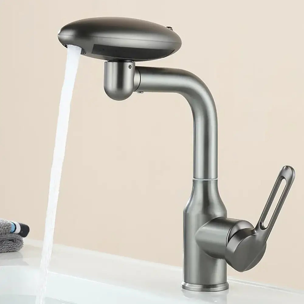 Modern brushed nickel rotation stainless steel kitchen faucet