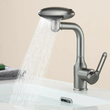 Modern brushed nickel rotation stainless steel kitchen faucet