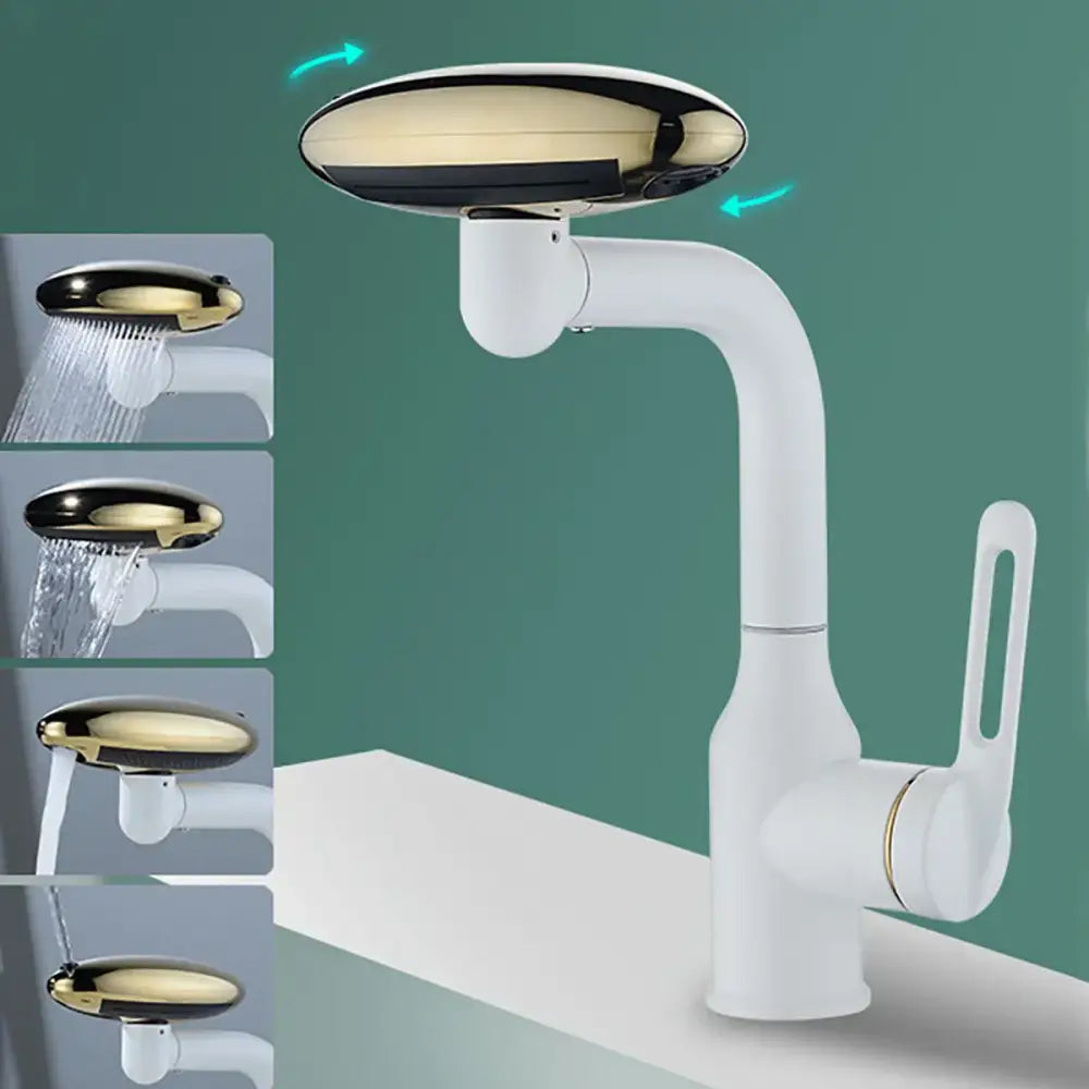 Modern brushed nickel rotation stainless steel kitchen faucet