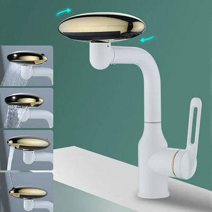 Modern brushed nickel rotation stainless steel kitchen faucet