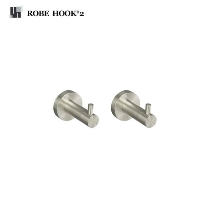 Modern brushed nickel stainless steel hardware set bathroom towel bar