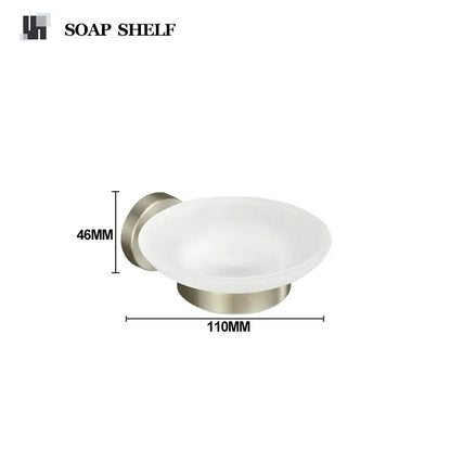 Modern brushed nickel stainless steel hardware set bathroom towel bar