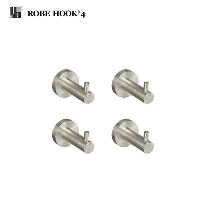 Modern brushed nickel stainless steel hardware set bathroom towel bar
