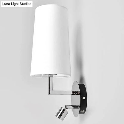 Modern brushed nickel wall sconce bedroom e26 e27 direct wired electric