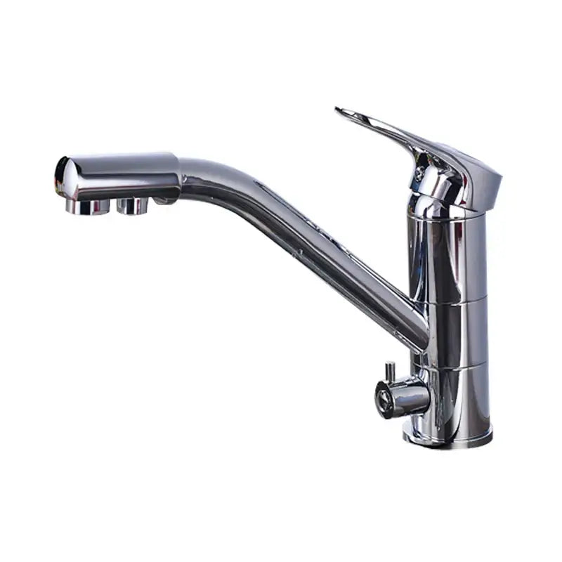 Modern brushed nickel water purification kitchen faucet