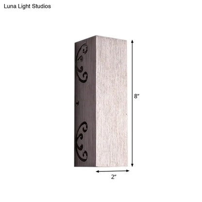 DecorBites™ Modern Brushed Silver LED Wall Sconce with 3D Butterfly Design - 2/6 Watt