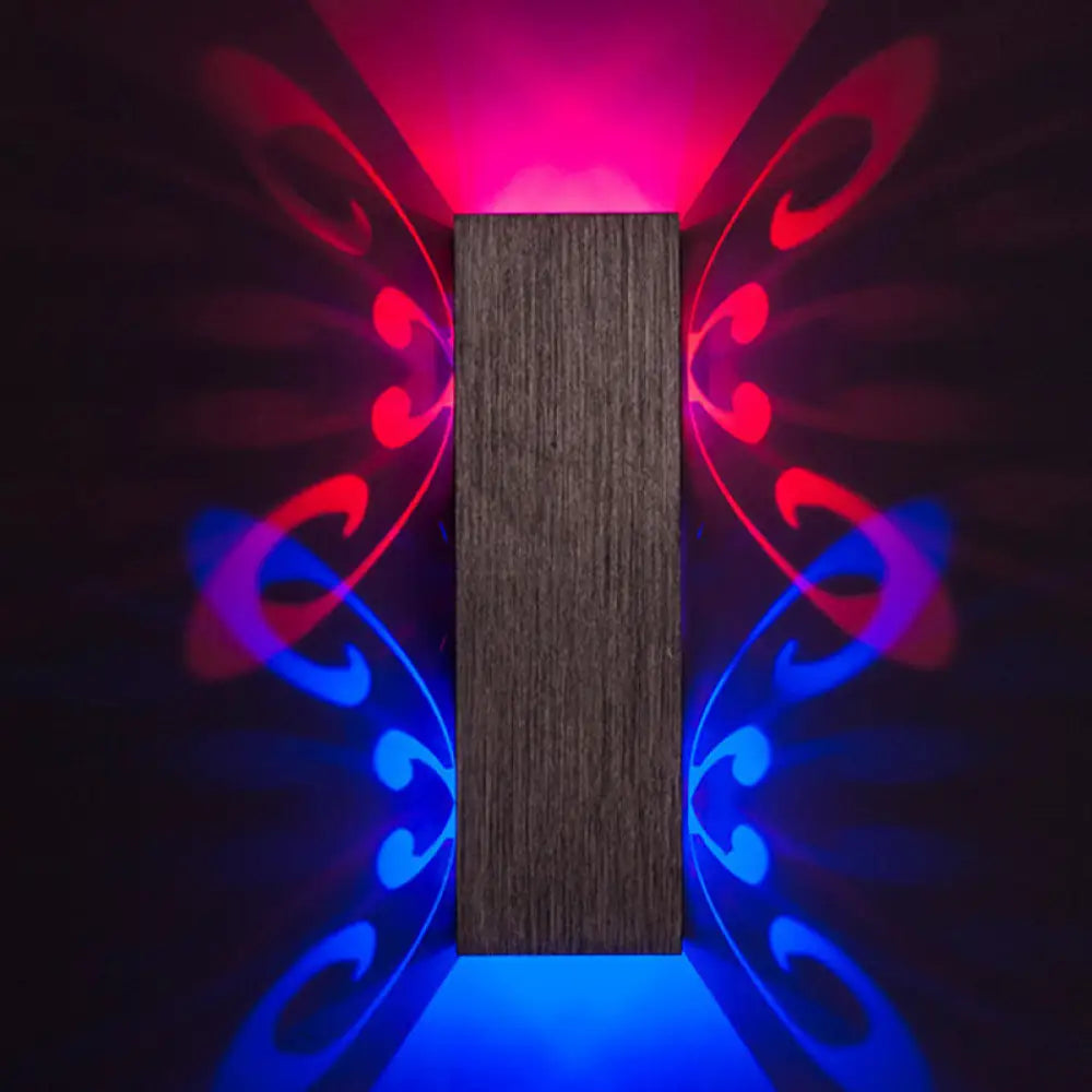 DecorBites™ Modern Brushed Silver LED Wall Sconce with 3D Butterfly Design - 2/6 Watt