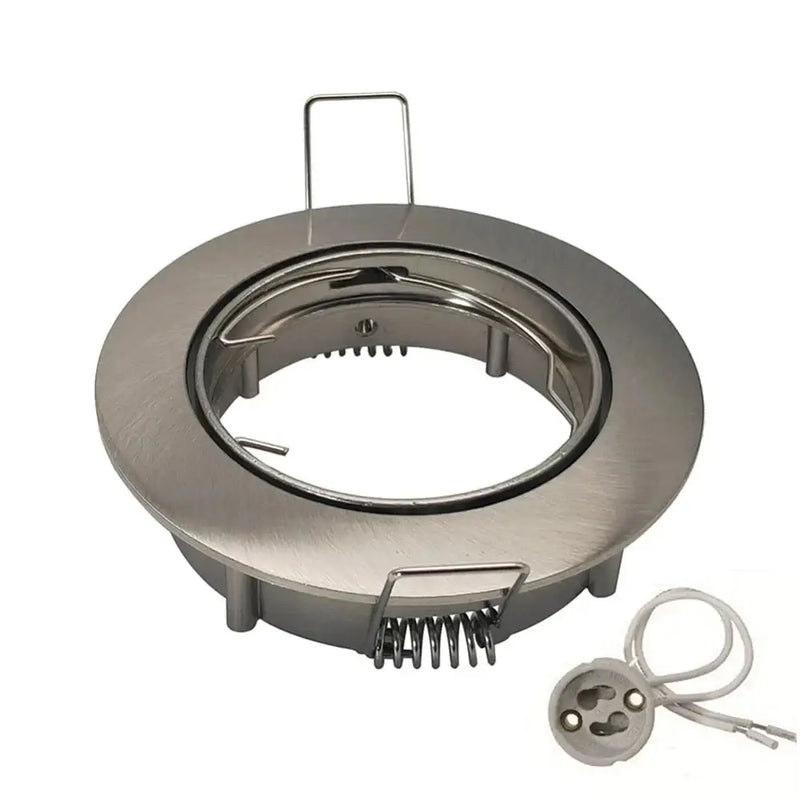 Modern brushed stainless steel adjustable led ceiling downlight kitchen