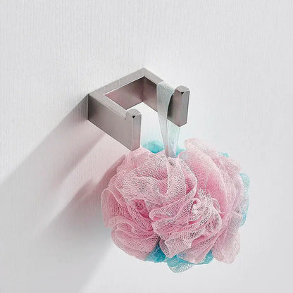 Modern brushed stainless steel bath hardware set bathroom accessories