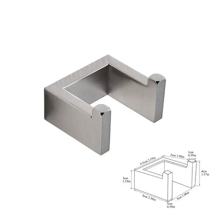Modern brushed stainless steel bath hardware set bathroom accessories