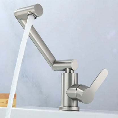 Modern brushed stainless steel bathroom faucet kitchen basin tap
