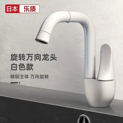 Modern brushed stainless steel kitchen faucet with rotating ceramic spool