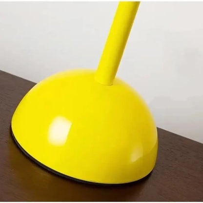 Modern burgundy iron mushroom shape macaron table lamp bedroom light