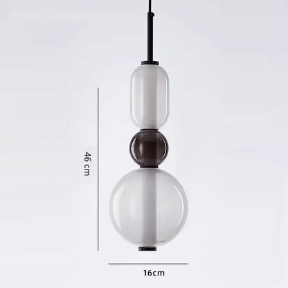 Modern candy glass ceiling hanging chandelier for loft living room