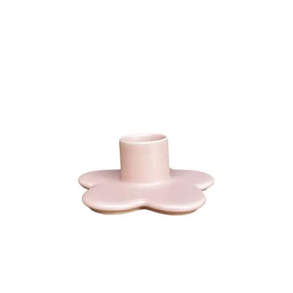 Modern cartoon flower matte candle holder bedroom desktop storage