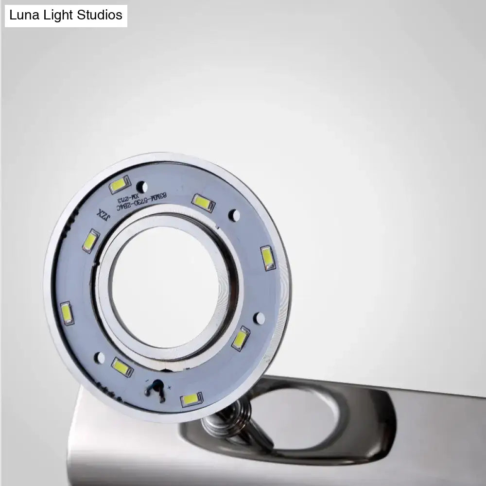 Modern chrome 2/3 head bathroom wall lighting fixture