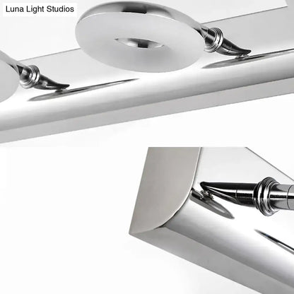 Modern chrome 2/3 head bathroom wall lighting fixture