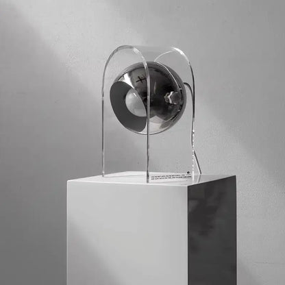 Modern chrome acrylic led desk lamp for bedroom