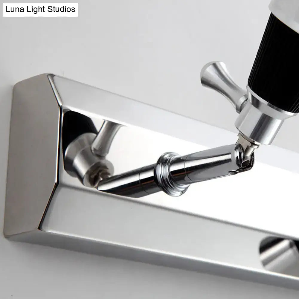 Modern chrome adjustable wall lamp bathroom spotlight