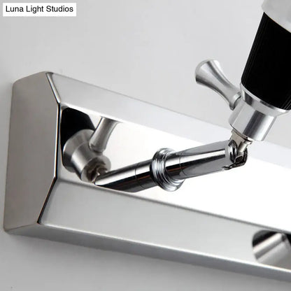 Modern chrome adjustable wall lamp bathroom spotlight