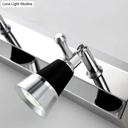 Modern chrome adjustable wall lamp bathroom spotlight