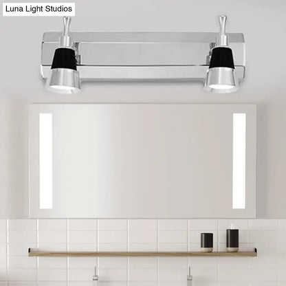 Modern chrome adjustable wall lamp bathroom spotlight