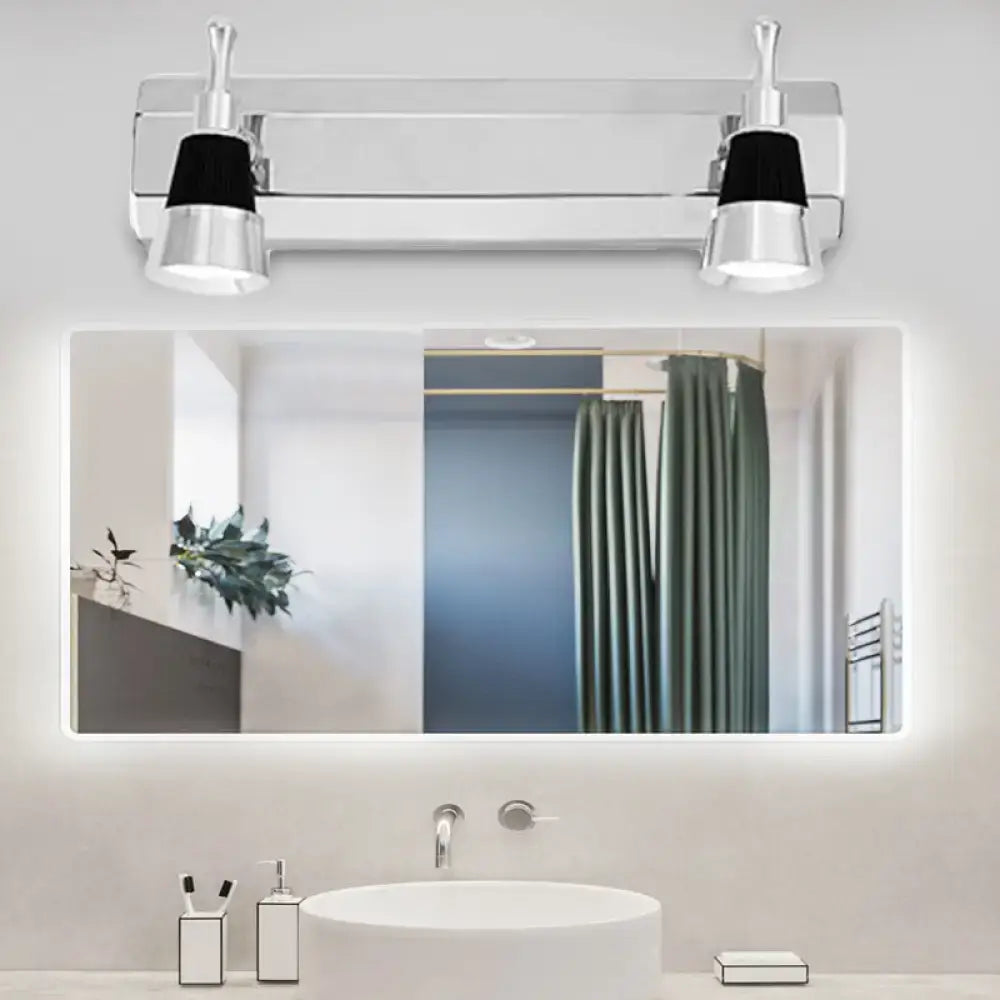 Modern chrome adjustable wall lamp bathroom spotlight