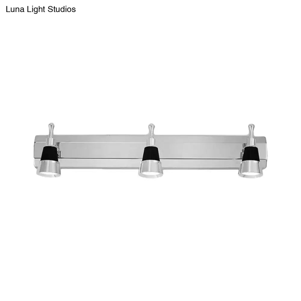 Modern chrome adjustable wall lamp bathroom spotlight